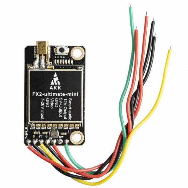 AKK FX2-ultimate-mini VTX - 5.8GHZ 8Channel 10KM 25mW/200mW/600mW/1000mW/1200mW FPV Video Transmitter Support Smart Audio