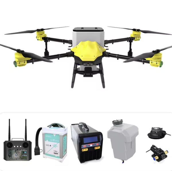 H40X Agriculture Drone - 4 Axis 20L Sprayer / 33KG Payload Spreader X4 Motor Skydroid H12 14S 20000mAh Battery