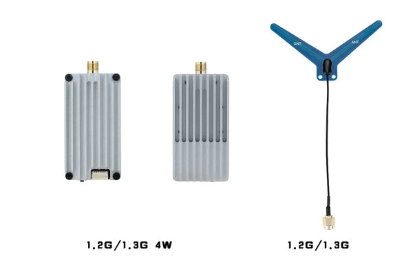 Rushfpv 1.2G 1.3G 4W 8CH VTX - High Power Analog Video Transmitter for Long-Range FPV Drones