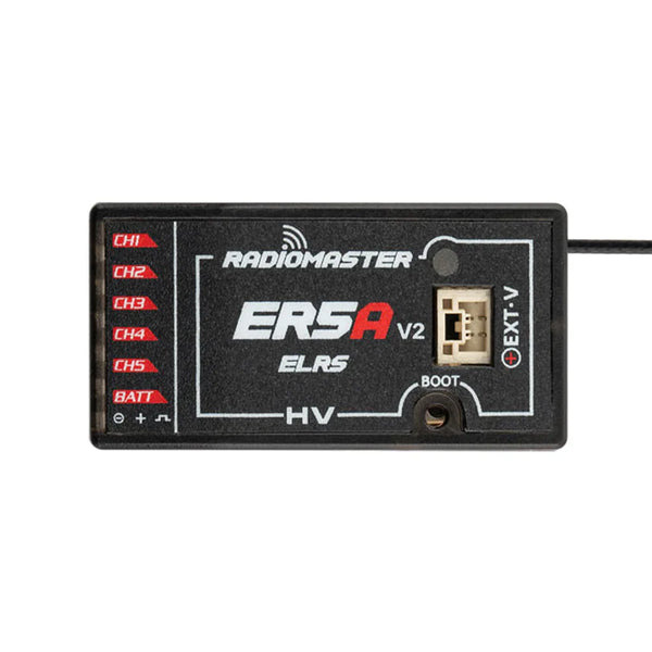 RadioMaster ER5A V2 2.4GHz ELRS PWM Receiver - Can Drive Up To 5 Servos Designed For Aircraft