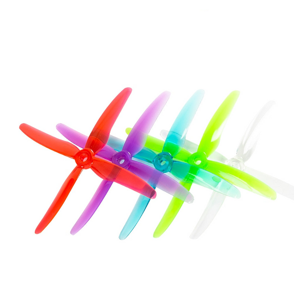 6Pairs/12Pairs 24PCS GEMFAN 51455 Hurricane X 4-blade Propeller - FPV Prop 5mm Mounting Hole for RC FPV Racing Drone