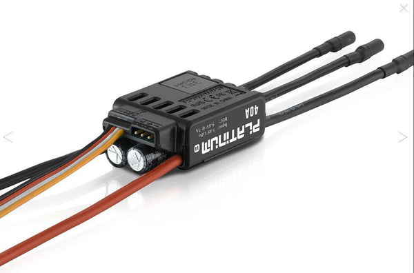 Hobbywing Platinum 40A V4 ESC - Brushless Electronic Speed controller for RC Helicopter Fix-wing Drone FPV Multi-Rotor Drone