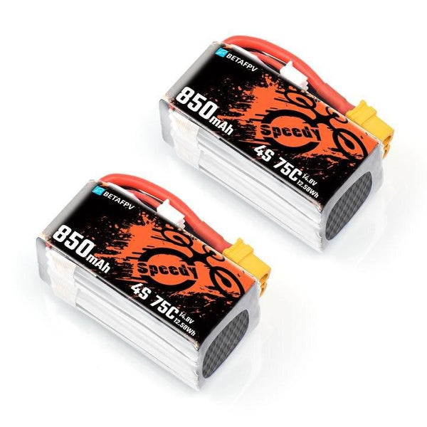 2PCS BETAFPV 4S 850mAh 75C Lipo Battery XT30/XT60 Plug For Pavo30 RC Quadcopter Accessories FPV Racing Drone Battery