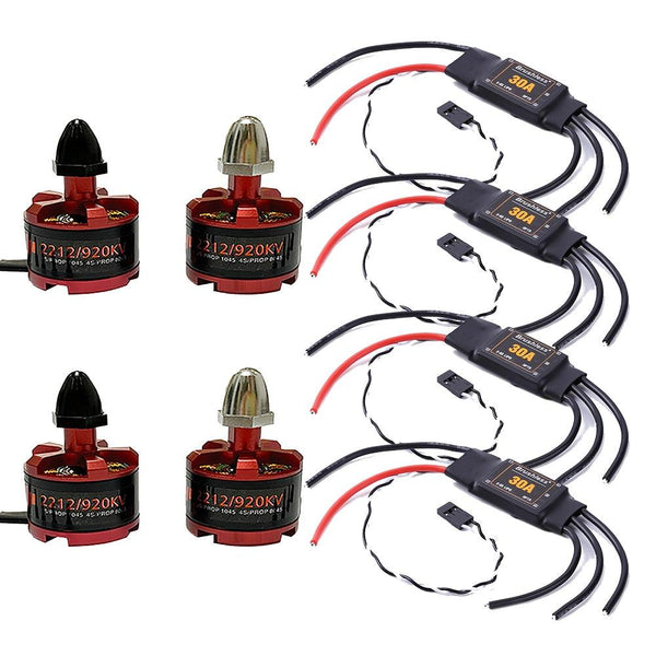 30A ESC OPTO 2-6S Brushless ESC Electronic Speed Controller + 2212 920kv Motor 2-4s For F450 F550 S500 RC Helicopter Quadcopter