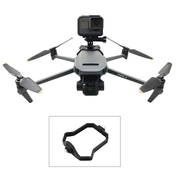 For DJI Mavic 3 Drone Top Extension Camera Fill Flying Light Kit Wiht 1/4 Screw Hole Bracket Mount for Mavic 3 OSMO Action Gopro