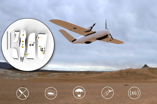 Makeflyeasy Believer Aerial Survey Carrier Fixed-wing mapping UAV Double-engine