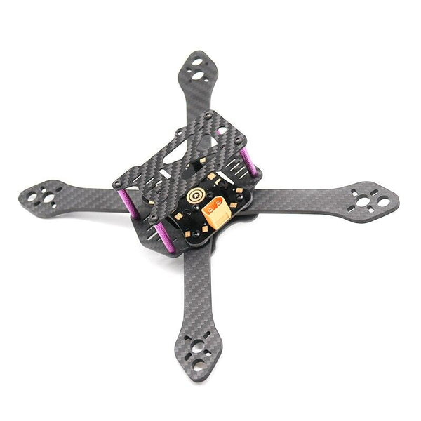 FPV Drone Frame Kit - Martian III X Structure Wheelbase 220mm 4mm Arm Carbon Fiber for RC Multicopter DIY Accessories