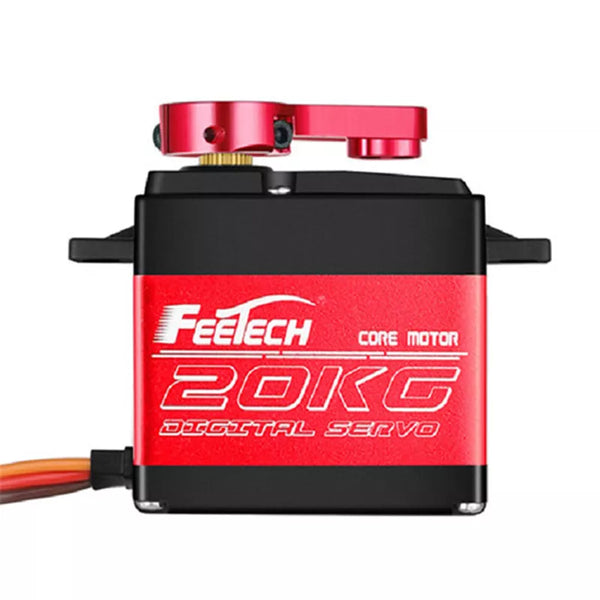 Feetech FT5320 - 20KG 180° Waterproof high torque Coreless motor Digital RC Servo high speed metal gear baja servo for Robotic DIY RC car