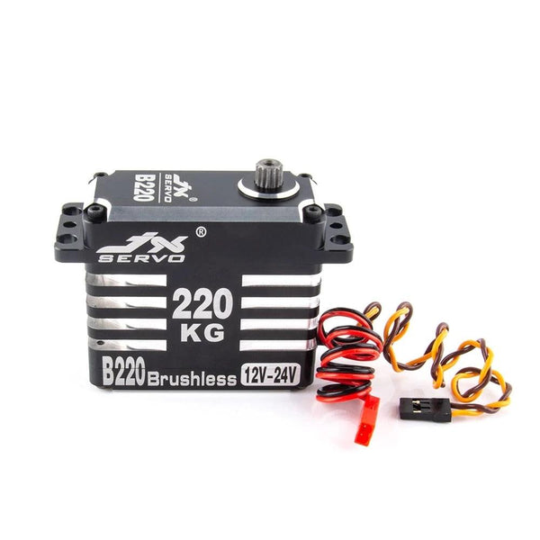 JX B220 220KG 12-24V High Torque Servo for 1/5 RC Car Steering Gear Robotic Helicopter Industry Brushless Servo For Rc Drone