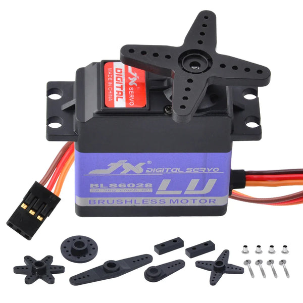 JX Servo BLS6028 - 6V 28kg 0.12 sec/60° 120° High Torque Metal Tooth Digital Brushless Servo For RC Car RC Drone Aircraft Parts