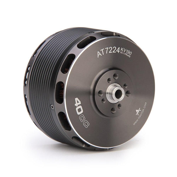 T-motor AT7224 KV160 KV190 18KG Thrust Long Shaft Brushless Motor For Fixed Wing Drone