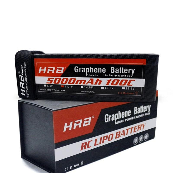 HRB Graphene 3S 11.1V 5000mah Lipo Battery -100C XT90 XT60 Deans EC5 T XT90-S For Racing Car Airplane Boat Truck RC Parts