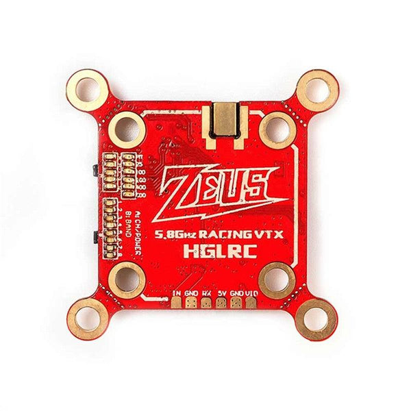 HGLRC Zeus VTX Transmitter - 5.8G 40CH PIT/25/100/200/400/800mW Smart Mounting 20*20mm/30*30mm FPV Transmitter For FPV RC Drone Quadcopter