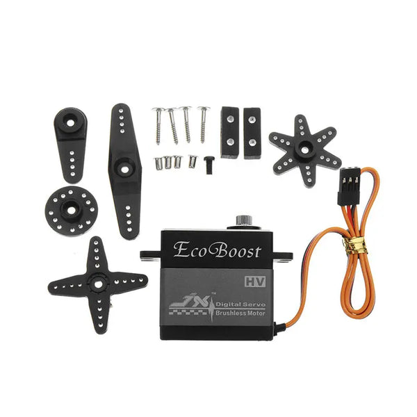 JX Servo Ecoboost BLS6534HV - 7.4V 33KG 180 Degree Large Torque Brushless Digital Servo for RC Models Helicopter DIY Parts