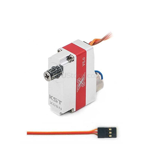 KST X08N V5.0 Metal Gear 2.7kg.cm@7.4V 9g Digital Wing Coreless Servo for RC Model Operation Voltage 3.8-8.4V