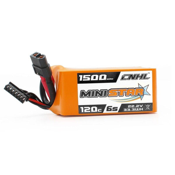 2PCS CNHL 6S 22.2V Lipo Battery For RC FPV Drone 1300mAh 1500mAh 1800mAh 120C With XT60 Plug  Quadcopter Helicopter Airplane