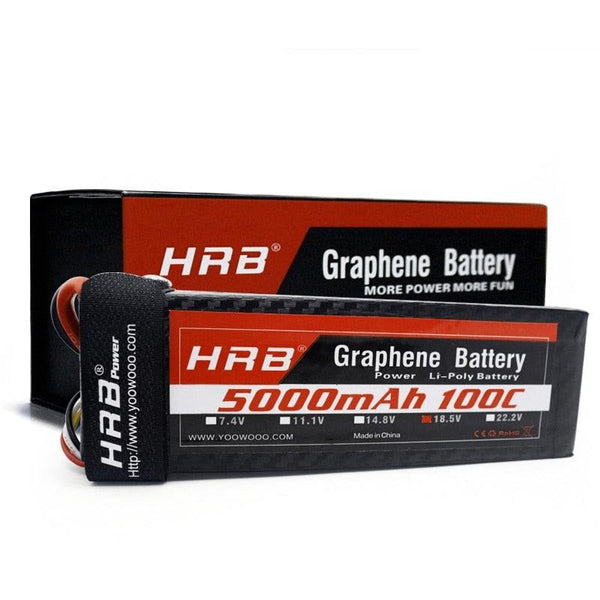 HRB 5S 18.5V 5000mah Graphene Lipo Battery - XT90 For RC FPV Helicopter Airplane Car Deans T Parts XT60 EC5 XT90-S Connectors 100C