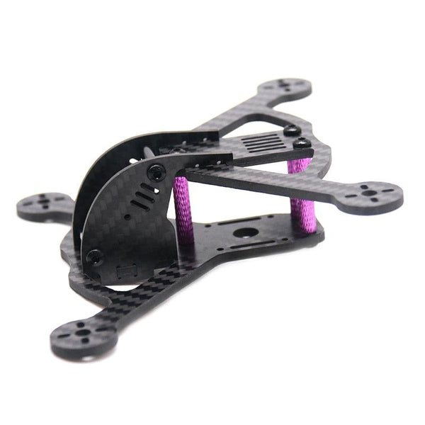 3 Inch FPV Drone Frame Kit - Pob135 135mm Wheelbase 3 Inch Carbon Fiber Frame Kit for FPV RC Drone FPV Racing Drone Accessories