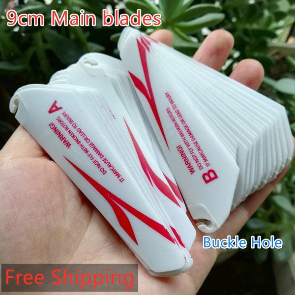 4pcs AB 9CM spare blades Fans Props for r/c mini helicopter rotor rc CH002 CH023  Drone Copter Toys Spare Parts Accessories