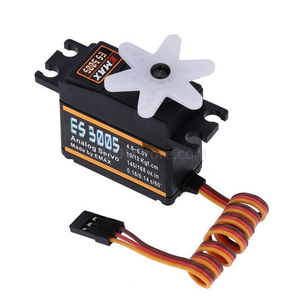 4pcs EMAX ES3005 Servo - Analog Metal Waterproof Servo with Gears 43g servo 13KG torque for RC Car Boat Fixed-wing Copters