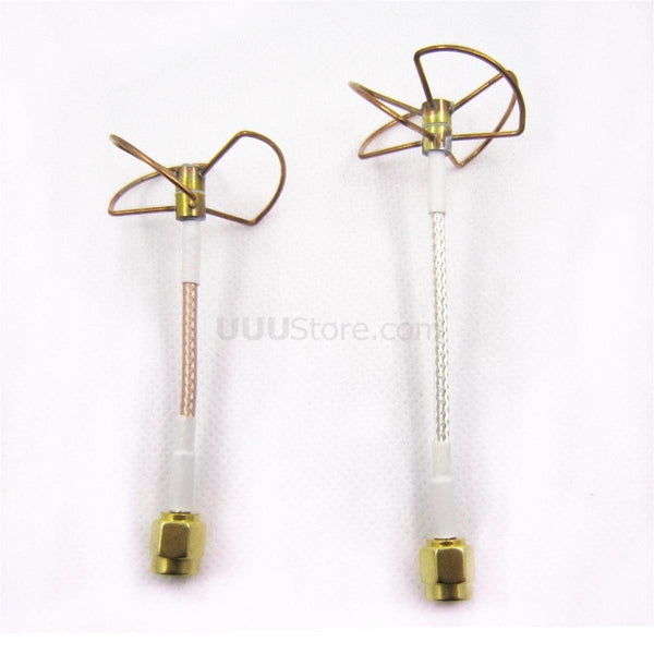 5.8G FPV Clover Leaf Omni-Directional Circular Polarized 5.8GHz Video Audio Antenna  RP-SMA For Qav250 F450 Quadcopter