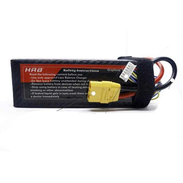 HRB 22.2V Graphene Lipo Battery 6000mah 6S - 100C XT90 EC5 T Deans XT60 XT150 RC Racing FPV Airplanes Boats Buggy Car Truck Parts