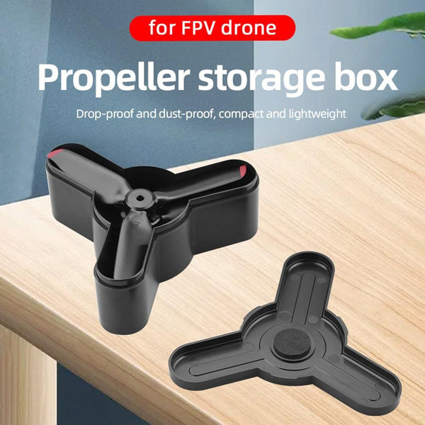 ABS Plastic Propeller Storage Box for DJI FPV 5328S Blade Anti-fall Protection Case Drone Aircraft Accessories