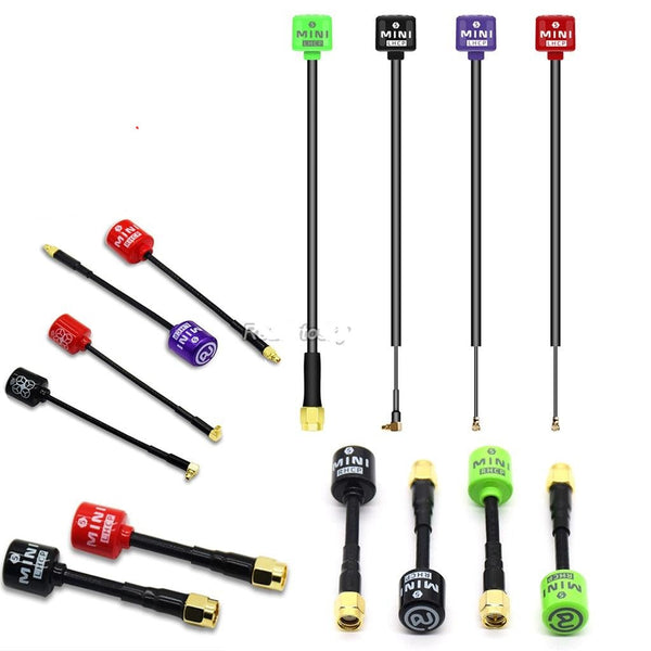 Light Weight 5.8G Lollipop 5 RHCP Antenna - High Gain 2.8Dbi SMA/MMCX/UFL for FPV Transmitter /Receiver RC Racing Drone TX RX Part