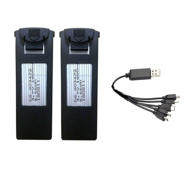 3.7V 1800mAh Drone battery Charger Sets for JD-20S JD20S YH18 GPS RC Quadcopter spare parts for JD-20S PRO drone Modular battery