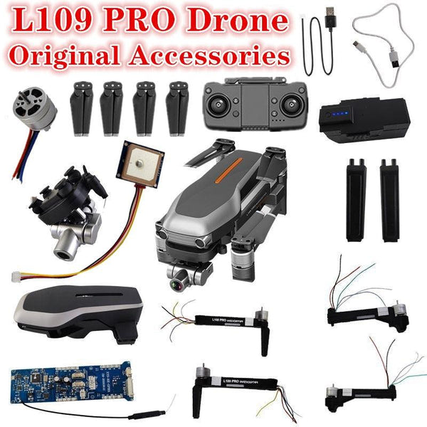 L109 Pro GPS Drone original Accessories -  11.1v 1600 mAh Battery Propeller Blade  Accessories For L109 Pro Quadcopter Drone Modular Battery