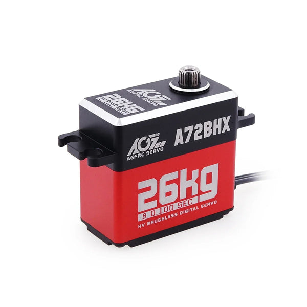 AGFRC A72BHX - 26KG High Torque Fast Speed HV Brushless Metal Gear Digital Steering Servo Motor For 1/10 RC Car Crawler Buggy