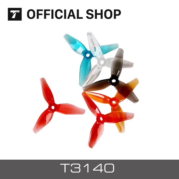 T-MOTOR T3140 FPV 3 inch propellers - 2 pairs / bag three Blade Propellers CW CCW prop