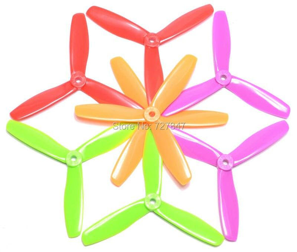 24 Pairs 5045 3 blades Bullnose Drone Propeller - CW /CCW for 250 FPV Racing Drone Quadcopter ZMR250 Robocat