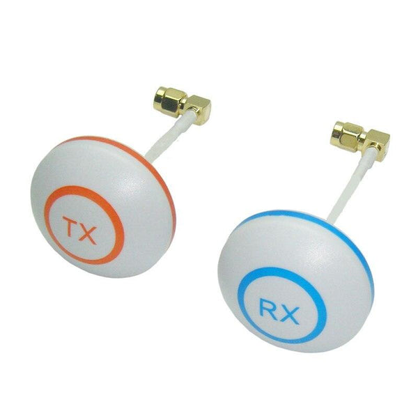 2PCS FPV 5.8Ghz Right Angle Mushroom RP-SMA Antenna Gains FPV Aerial Photo For RC Ground Station DJI Phantom QAV250