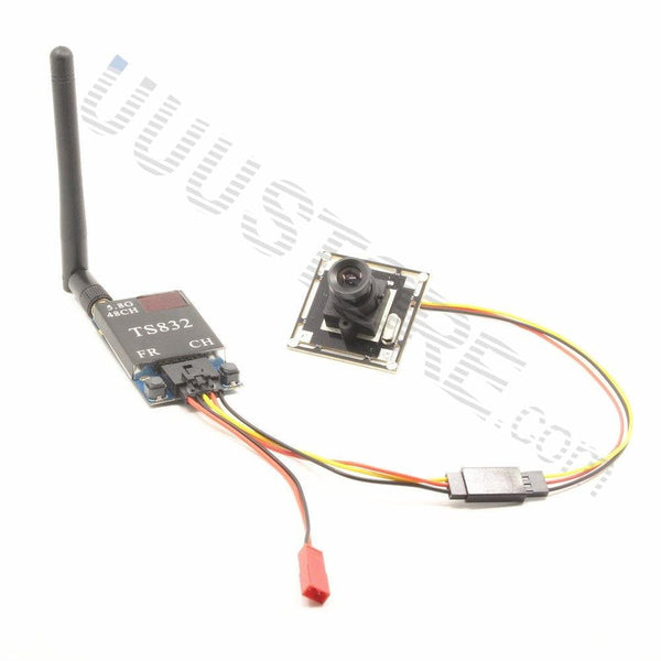 1000TVL Micro Camera w/ 2.8mm wide angle lens + TS832 5.8Ghz 48Ch 600mW FPV AV Wireless Transmitter for RC QAV250 Quadcopter