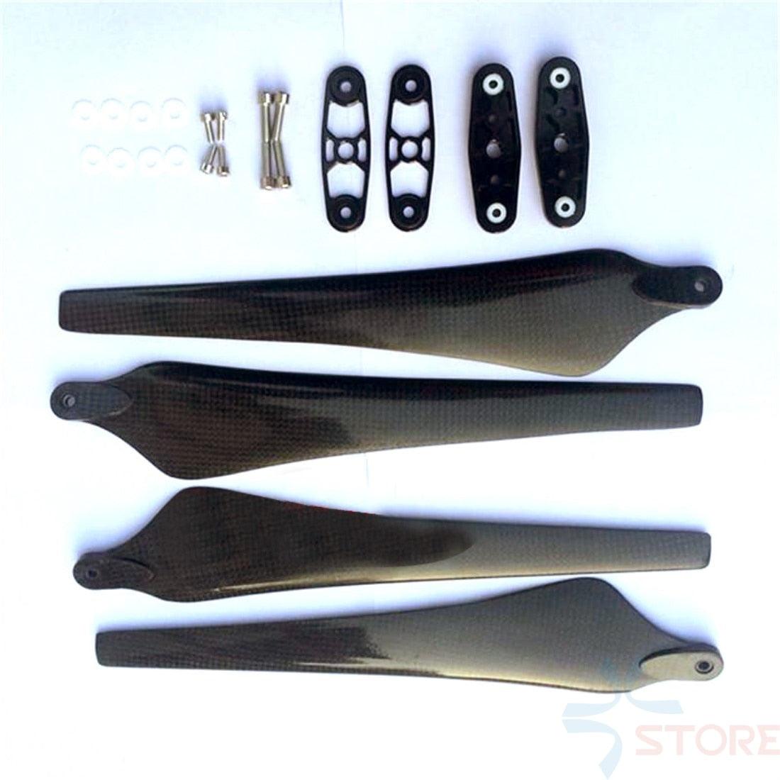 2pair 2170 R2170 Folded Propeller For E2000 UAV Carbon Fiber Folding P ...