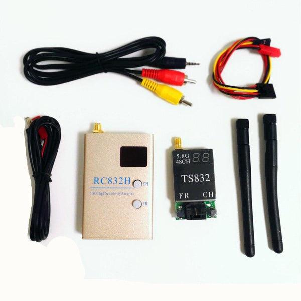 TS832 Transmitter RC832 Receiver - FPV 5.8G 5.8GHz 600mW Wireless AV Audio Video 48CH RC Transmitter TX TS832 & Receiver RX RC832H For Racing drone F450 QAV250