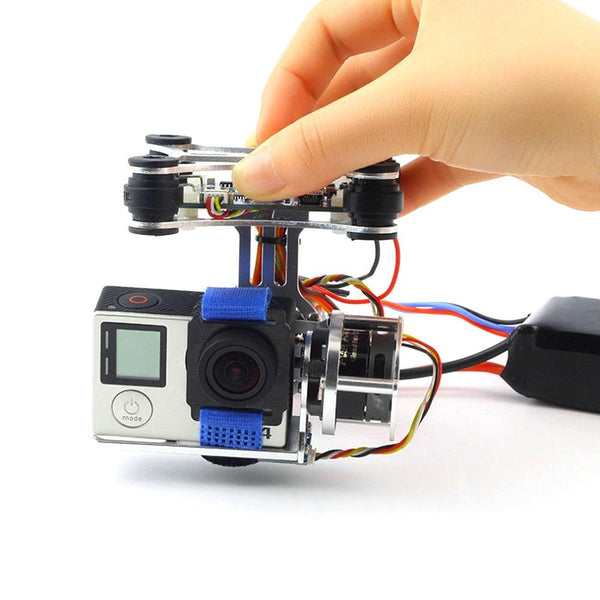 Super Light Brushless Gimbal Camera Frame + 2 Motors +Controller 160G For DJI Phantom Gopro 3 4