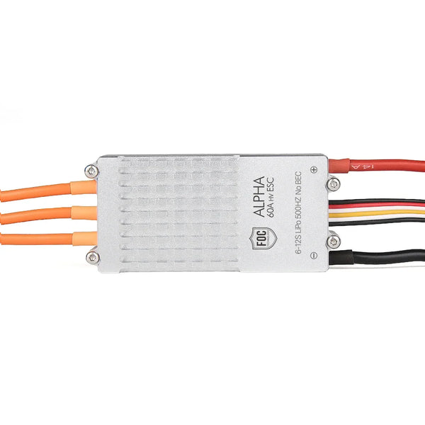 T-motor ALPHA 60A/80A 12S V1.2 HV ESC - Speed Controller for RC Drone Multirotor FPV Plane Brushless Motor MN605S U8II