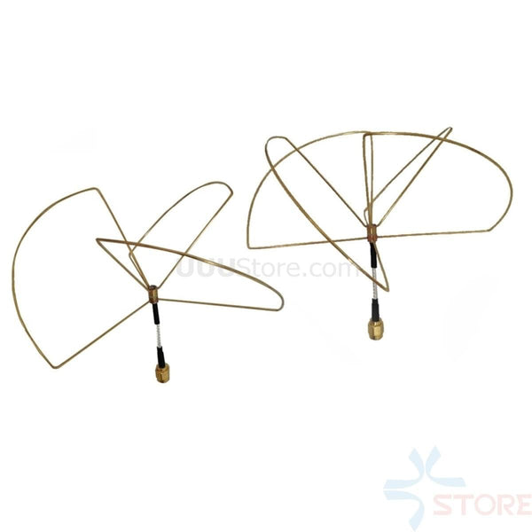 1.2G 3 4 Blades RP-SMA Clover Leaf Antenna Skew Planar for 1.2Ghz Audio Video FPV TX RX