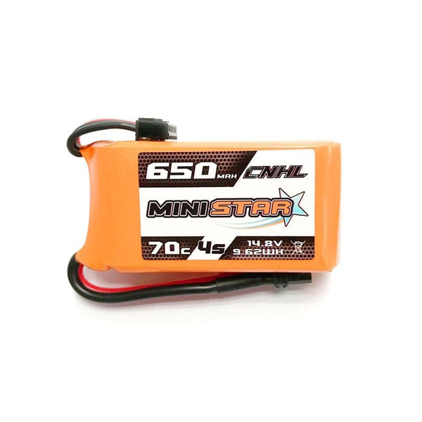 3PCS CNHL14.8V 650mAh Lipo 4S Battery for FPV Drone - 70C MiniStar With XT30U Plug For Mini Quad RC FPV Airplane Quadcopter Drone Hobby Part