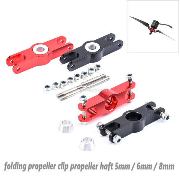 Propeller Clip - 1PCS Folding Propeller Clip 5MM/6MM/8MM Props Adapter Thread Blade Shaft for RC Airplane Racing Drone Fixed-wing DIY Accessories