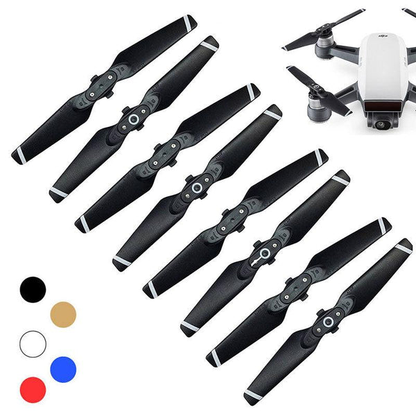 8pcs 4730 Propeller for DJI Spark Drone - Quick Release Folding Blades 4730F Replacement Props Spare Parts Wing Accessory Screw