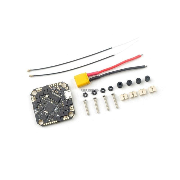 Happymodel CrazyF411 AIO - F4 2-4S Flight Controller w/ Frsky Receiver &amp; Built-in 20A BL_S ESC for RC FPV Racing Drone Toothpick