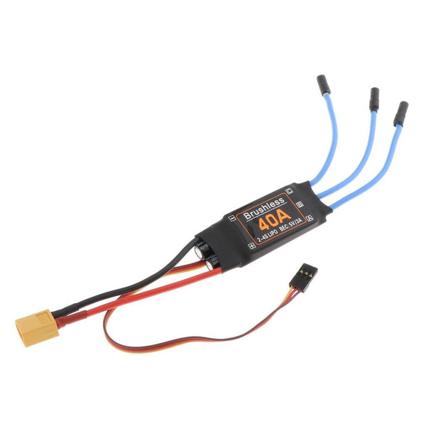 40A Brushless ESC XT60 Plug Durable RC Quad Toys Components Accessories Speed Controller Motor RC Toys FPV Drone Quadcopter Helicopter