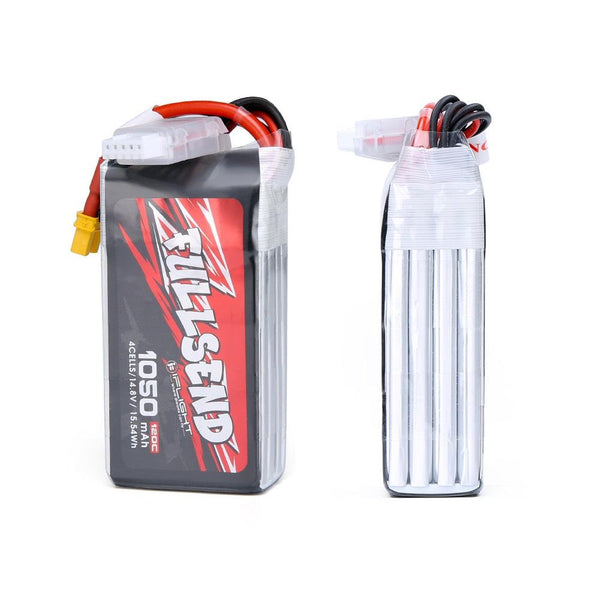 iFlight FULLSEND 4S 1050mAh FPV Battery - 120C 14.8V Lipo Battery with XT30 connector for FPV Drone