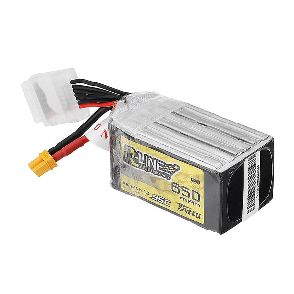 Gens Ace Tattu R-Line 1.0  650/750/850mah 95C 3S 4S 6S1P LiPo Rechargeable Battery for RC FPV Racing Drone Quadcopter