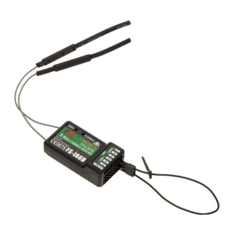 FLYSKY IA6B Receiver - 2.4G 6CH PPM Output with IBus Port Receiver for ...