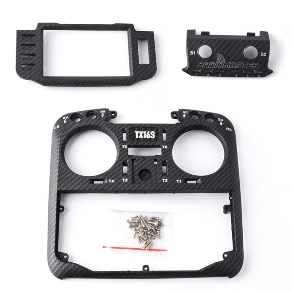 RadioMaster TX16SMKII Transmitter Multi-color Cover Shell Spare Part Replacement Front Case - Carbon