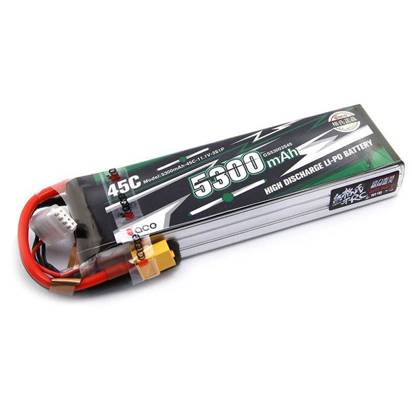 Gens ACE Lipo 3S Lithium Battery 11.1V 800 1000 1300 1800 2200 3300 4000 5300MAH 15C 20C 25C Four Axis  Car Drone Batteries